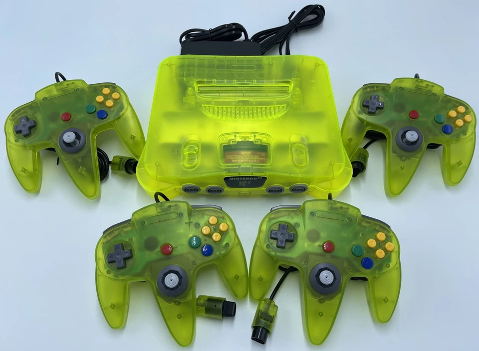 Elige COLOR PERSONALIZADO Consola Nintendo 64 + Hasta 4 Mandos + Cables!  N64! WOW Foto 4 de 4