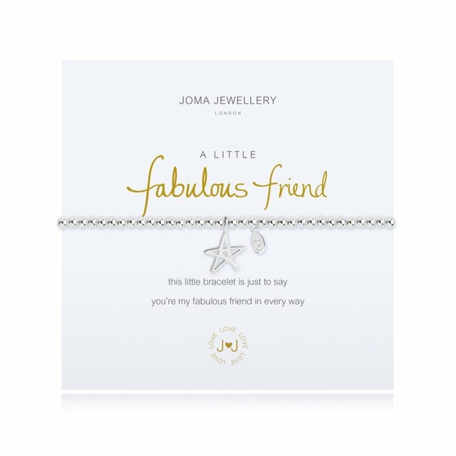 Joma Jewellery 2286 A Little Fabulous Friend Bracelet Silver for sale
