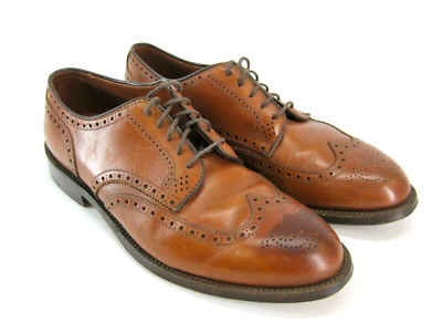 Alden 966 Burnished Tan Short Wingtip Calfskin Men display picture 3