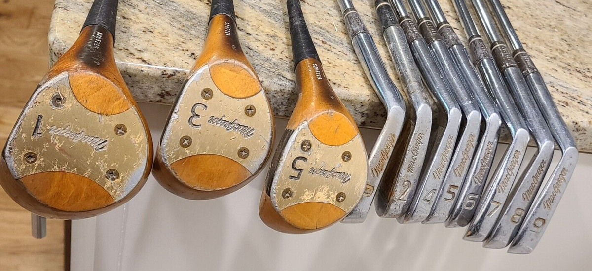 Vintage MacGregor Jack Nicklaus Golden Bear 1,3,5 Woods & 3,4,5,6
