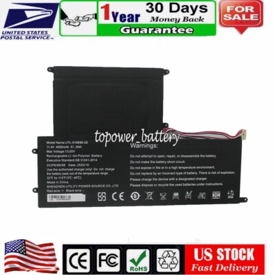 Battery For Evoo EVC156-1BK EVC156-2BK ECV156-1 516698,516698-3S,UTL-516698-3S