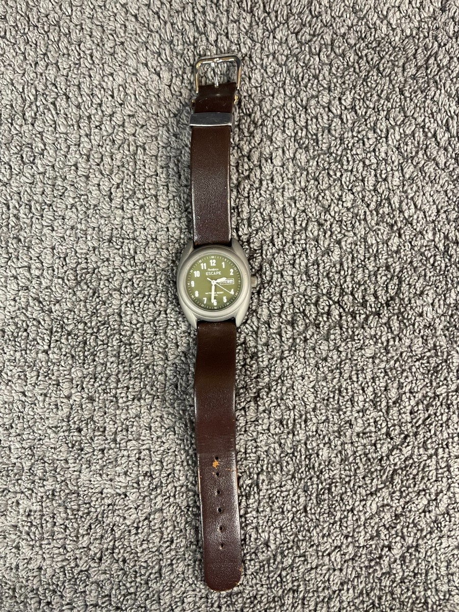 Vintage 2005 Armitron Escape ESC/502 Military Green Dial 165ft WR