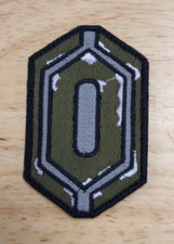 Mandalorian Center Chest Armor Stylized Patch Green Grey Boba Fett Style 3x2