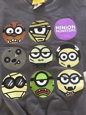 Universal Studios Minion Monsters Sweatshirt Youth Extra Small XS