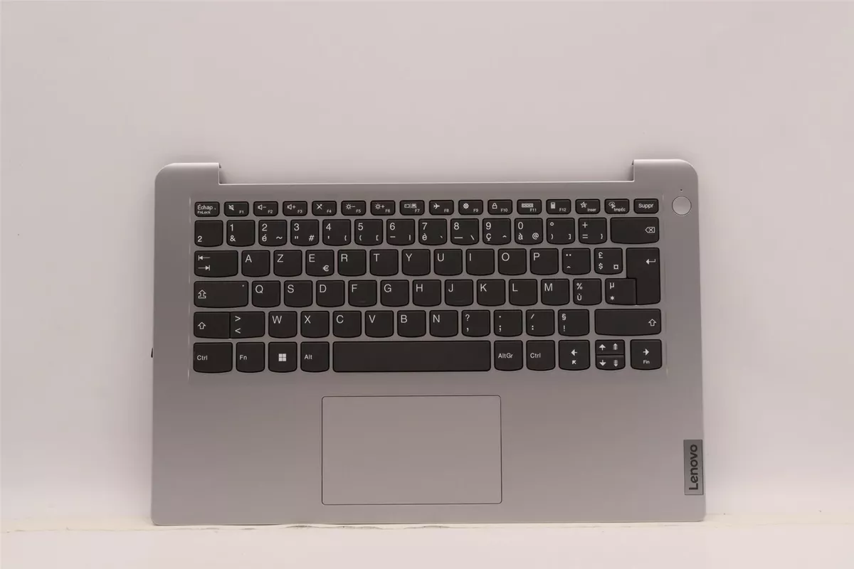 Lenovo IdeaPad 1 14IGL7 Keyboard Palmrest Top Cover French Silver 