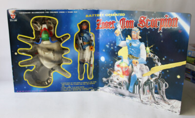 VINTAGE 1986 GUARDIAN RIDER SCORPIO SECTAURS BLACKSTAR MOTU SON AI