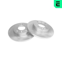 2X Bremsscheibe Optimal BS-0670C FüR Dacia Super Twingo 19 11 Clio Renault 2 1