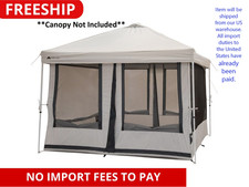 7-Person 2-in-1 Screen House Connect Tent with 2 Doors, Canopy Sold Separately