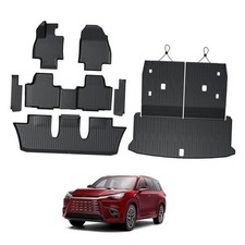 Floor Mats for 2024 2025 Lexus TX, Cargo Liner with Backrest Mat, All Weather 