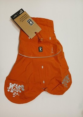 Hurtta Monsoon Coat Dog Raincoat XS 25cm Buckthorn Orange Waterproof Reflective