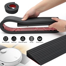 100CM Silicone Anti-Slip Door Threshold Ramp Floor Bar Edge Trim For Wheelchair