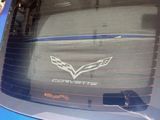 Trunk Security Upper Lower Cargo Shade Cover For CORVETTE C7 Z06 Z51 2014-2019 