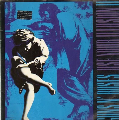 2xLP Guns N Roses Use Your Illusion II 1ST EU PRESS W/ SEMI-GLOSSY COVER