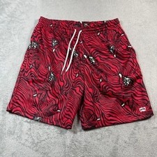 Billionaire Boys Club Icecream Slam Shorts Mens XL Red Tomato Zebra Y2K Skater