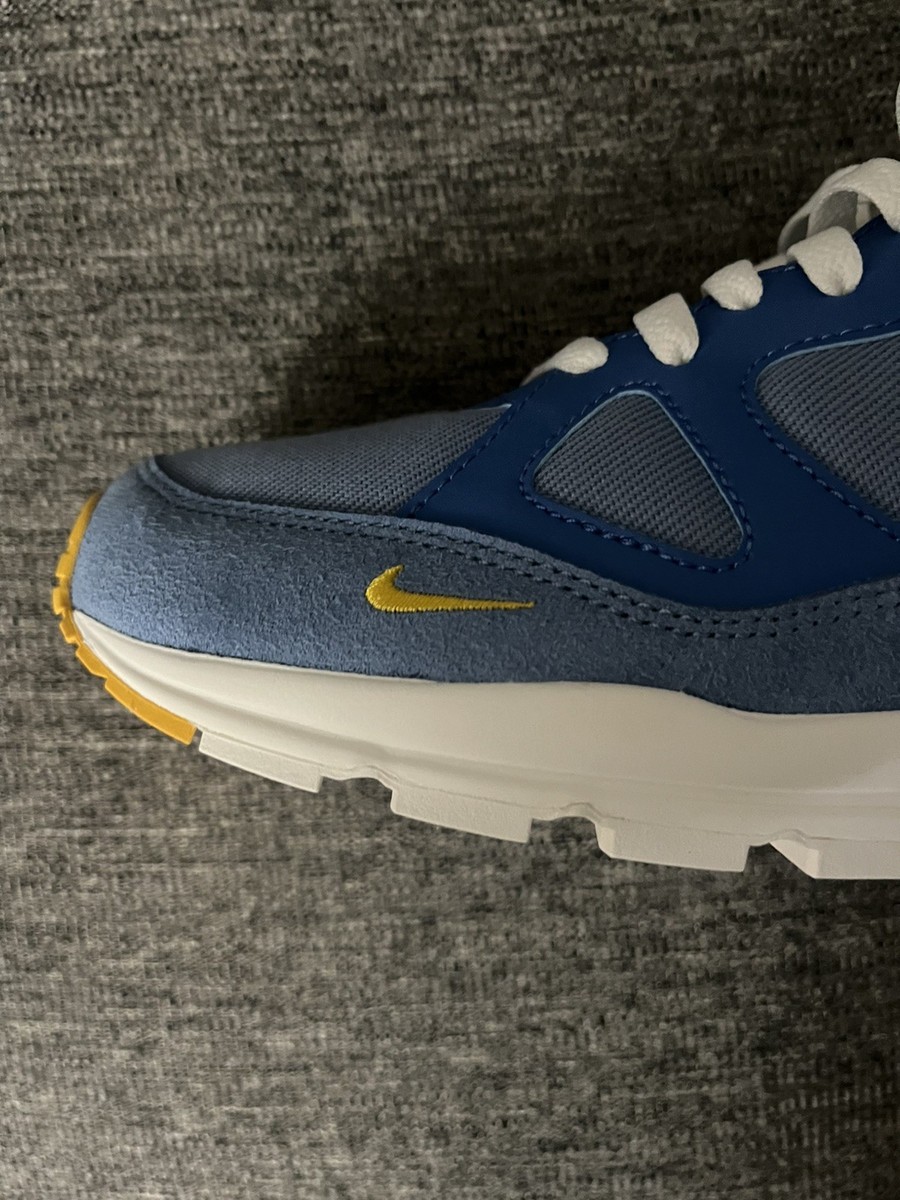 Nike Air Span II SE Blue w/Mini Yellow Swoosh AQ3120-400 Men  display picture 1