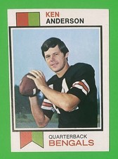 1973 Topps Football Ken Anderson #34 Rookie Card NM Cincinnati Bengals