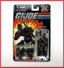 G.I. Joe 2007 25th Anniversary Snake Eyes RARE Black Wolf Variant & Case