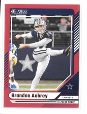 2024 Panini Donruss Red Press Proof Brandon Aubrey #268 0v82