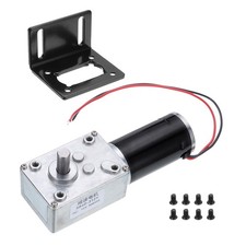 DC12V High Torque Turbine Worm Geared Motor with 8mm Shaft 30RPM Geared Motor
