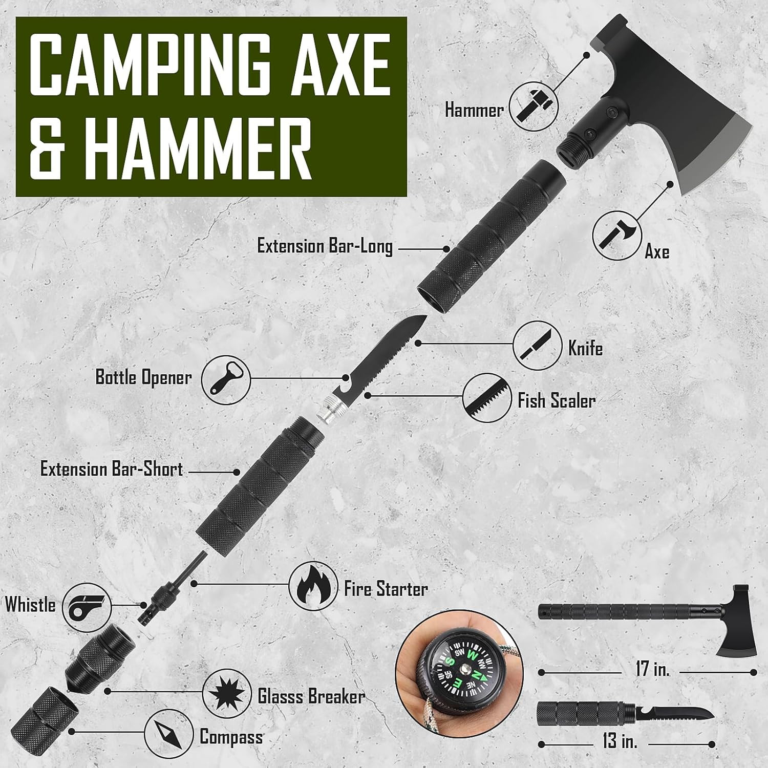 Survival Kit, 268 Pcs Emergency Survival Gear and Equipment Supplies with First