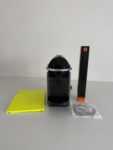 Krups Nespresso Pixie XN300 M110 Kaffeemaschine - Titan & Clips + Pods