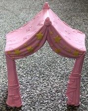 Pink Barbie doll tent/marquee for Chelsea/smaller doll