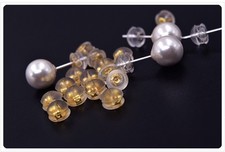 10x Silicone Earring Backs Clear Soft Rubber Ear Stud Blocked Stoppers