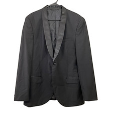 Caravelli Black Tuxedo Jacket only Men s Fit 42L Formal slight padded shoulders
