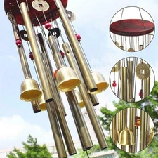 34 in 10 Tubes Windchime Chapel Bells Wind Chimes Door Hanging Home Decor
