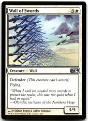 Wall of Swords - Magic 2014 (M14) #41 Uncommon