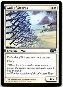 Wall of Swords - Magic 2014 (M14) #41 Uncommon