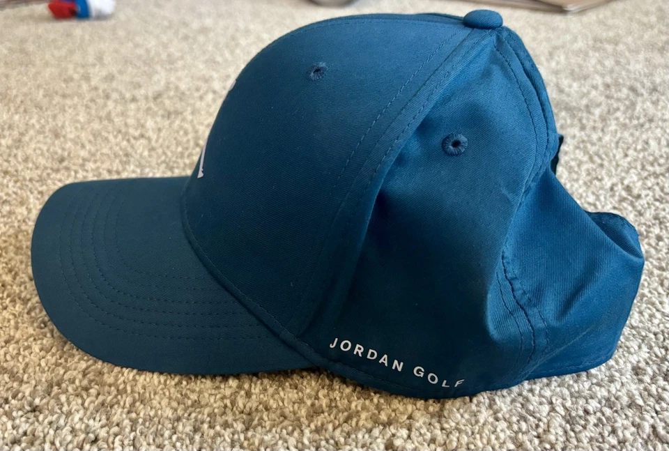 NUEVO sin etiquetas Jordan Golf Jumpman Sombrero Azul Snapback Foto 3 de 3