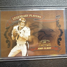 2006 Donruss Classics Legendary Players John Elway #LP-9 Broncos Gold /100