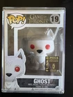 Funko Pop Game Of Thrones Ghost #19 SDCC EXCLUSIVE flocked
