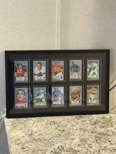 1954 Bowman Football 10-Card Framed Set – Commons – Made in USA