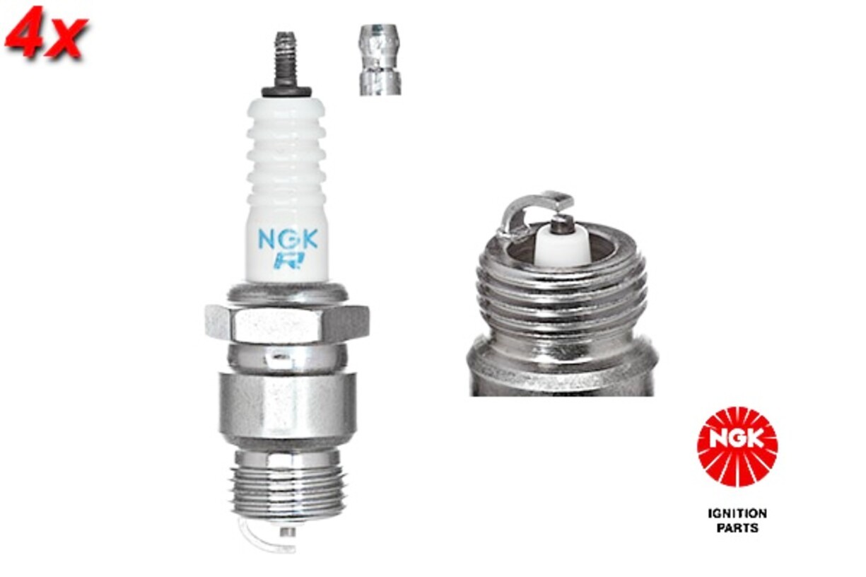 NGK 4x Spark Plug For FORD Capri II III Consul Escort Granada 70-94 5099731