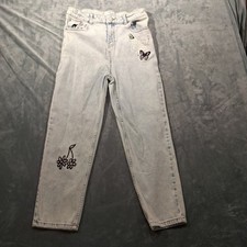 Thereabouts 14.5P Plus High Rise Mini-Mom straight fit Leg Jeans