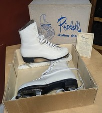 Vintage RIEDELL Red Wing ICE SKATES w/ BOX Women's U.S. size 8, AS-IS