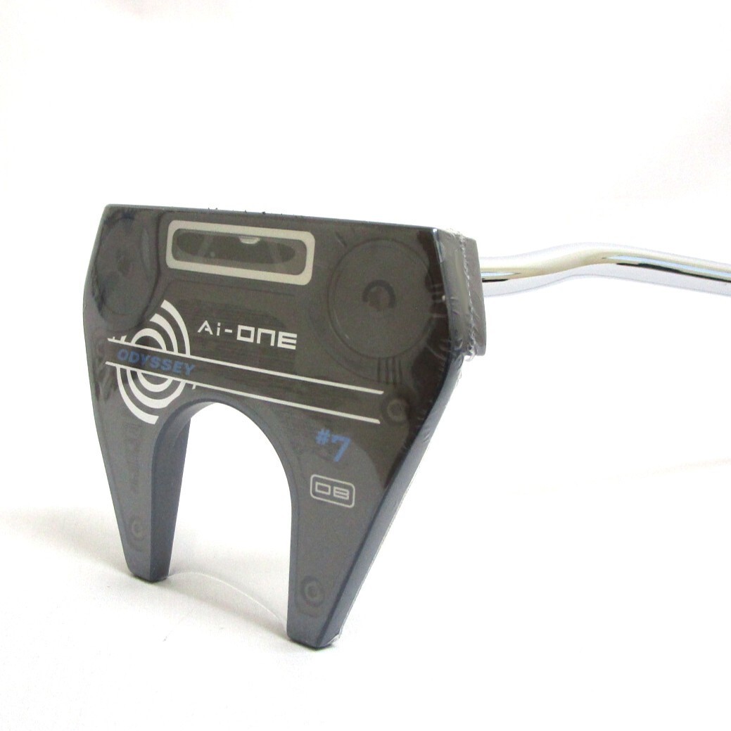 Odyssey 33 Japan Ai One 7 Mallet Double Bend Horn Type STROKE LAB Dark Blue PVD