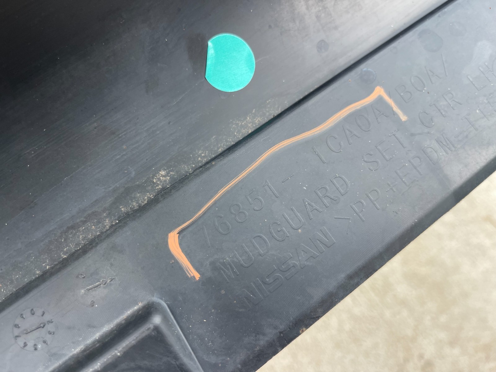 2009-2017 INFINITI FX35 FX37 QX70 LEFT DRIVER SIDE ROCKER MOLDING OEM 09-17