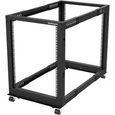 StarTech-New-4POSTRACK15U  15U OPEN FRAME SERVER RACK W/ADJUSTABLE MO