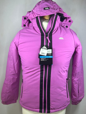 Trespass Annalisa Hooded Waterproof Jacket - Womens Adult S Youth 14-16 - New