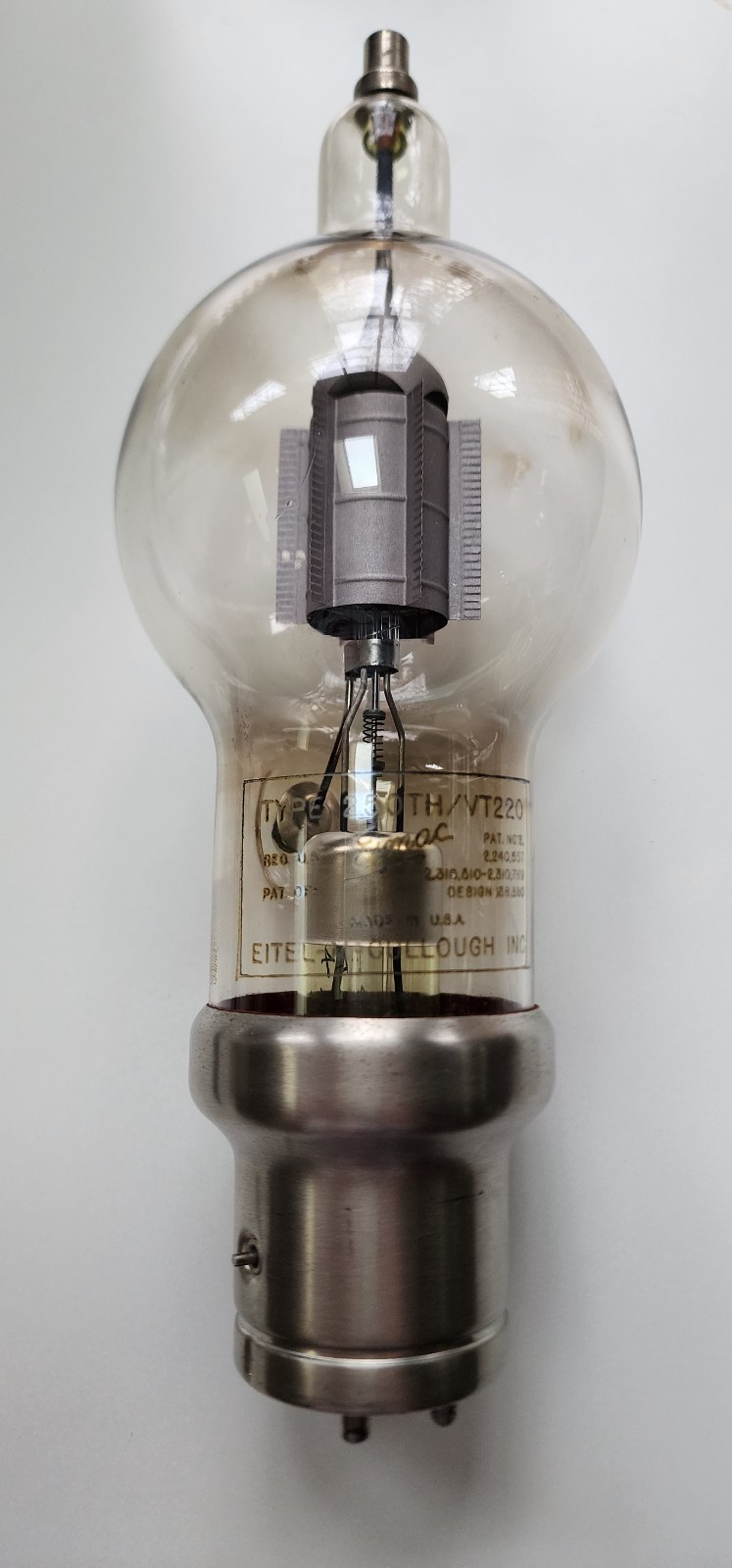 Eimac 250TH VT-220 High-Mu Power Triode Transmitting Tube USA Untested