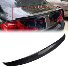 Rear Trunk Spoiler Compatible with Infiniti G37 4-Door Sedan Carbon Fiber Style