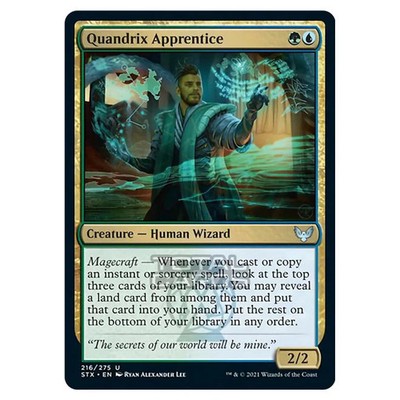 Magic The Gathering - Strixhaven - Quandrix Lehrling - 216/275