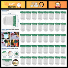 40-Pack Camping Lantern Mantles, Upgrade Accessories for Coleman String Tie 21