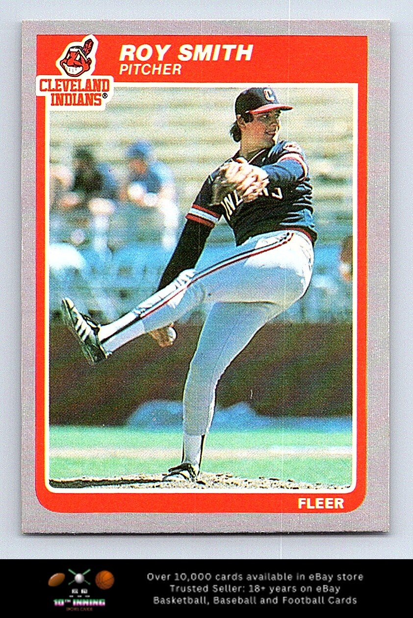 1985 Fleer BASEBALL #455 Roy Smith
