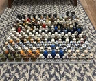 MASSIVE LEGO Star Wars Minifigure Lot 260+ Figs / Clones / Droids and RARE parts