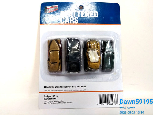COCHES APLANADOS WALTHERS CORNERSTONE ESCALA HO 1/87 #933-3634 NUEVOS | Condition: New