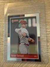 2022 Donruss Retro 1988 Variation Season Stat Line /79 Dylan Carlson (Throwing)